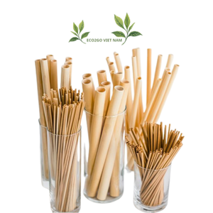 Pajitas de bambú natural-Alternativa segura y sin plásticos/Pajita de bambú reutilizable y biodegradable/Eco2go Vietnam - Product Image 5