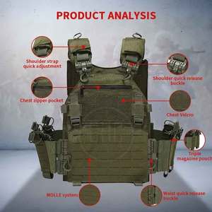 เสื้อกั๊กป้องกันสำหรับผู้ชายเสื้อกั๊กป้องกันสำหรับรถแข่งสไตล์ใหม่ - Product Image 3