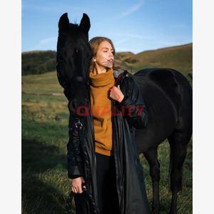 Abrigo largo de equitación para mujer 2025, impermeable, transpirable, duradero, Premium, ropa de abrigo ecuestre, chaqueta de entrenamiento elegante - Product Image 4