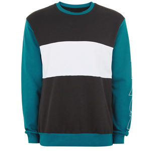 Sudadera con Capucha Extra Grande para Hombre, 100% Algodón, Diseño Sólido, Forro Polar, Cierre de Cremallera Frontal, Logotipo con Estampado Puff - Product Image 3