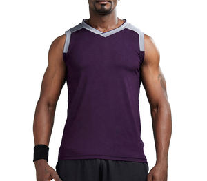 DÉBARDEUR HOMME 100% POLYESTER LOGO PERSONNALISÉ CHIFFRES ET LETTRES IMPRIMÉ SUBLIMATION - Product Image 3