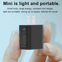 Adaptador de Pared USB Único HNT al por Mayor de 18W QC3.0 con Material Ignífugo para Teléfonos Móviles Android y Smartwatches (Enchufes UK/EU/US)