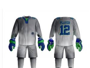 Uniforme de hockey sobre hielo para hombres de alta calidad Diseño de tendencia superior Conjuntos elegantes antiarrugas a precios razonables - Product Image 3