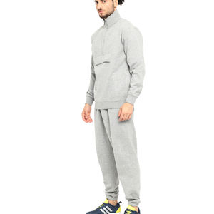 Chándal de algodón sólido marrón de alta calidad para hombre 2024, venta al por mayor, nueva llegada, ropa deportiva de gimnasio de verano con logotipo - Product Image 4