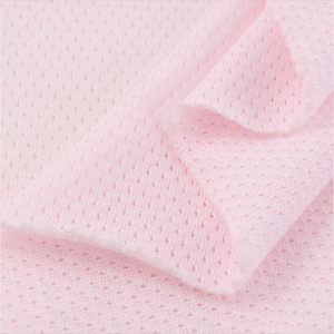 Alta calidad 100% algodón 32S tejido Jacquard agujero sólido Jersey tela transpirable estilo liso para ropa de bebé tela de punto - Product Image 2