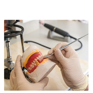 QNQ profesional 10 Uds cuchillo de cera de doble punta de acero inoxidable Kit de espátula de mezcla instrumentos quirúrgicos dentales herramientas de tallador Dental - Product Image 4