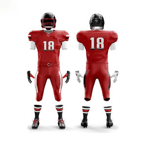 Uniformes Deportivos OEM ODM al por Mayor, Conjunto de Uniforme de Fútbol Americano, Jersey y Pantalones Personalizados para Equipos, Impresión por Sublimación - Product Image 2