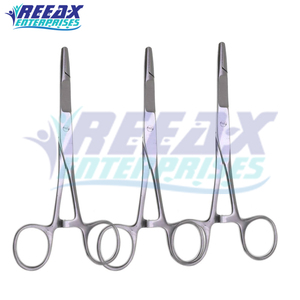 REEAX ENTERPRISES Vente en gros 5 pinces à moustiques Olsen en acier inoxydable Source d'alimentation manuelle droite et incurvée - Product Image 6