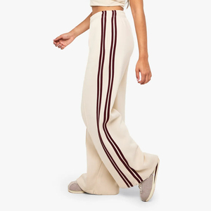 New Arrived 2025 Polyester/Cotton High Quality Regular Fit Flat Winter Sweatpants Custom DTF Printed logo Women's Jogging Pant - Product Image 3