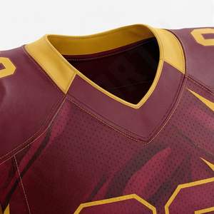 Uniforme Profesional de Fútbol Americano para Hombre, 100% Poliéster, Colores/Tallas Personalizables, Secado Rápido, Rendimiento en Todas las Temporadas - Product Image 4