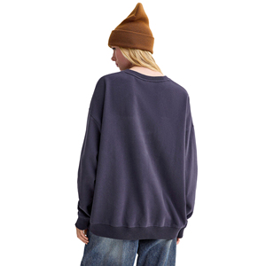 Sweat-shirt taille femme haute qualité 100% coton écologique pour vêtements d'hiver décontractés avant Option personnalisée disponible multicolore - Product Image 4
