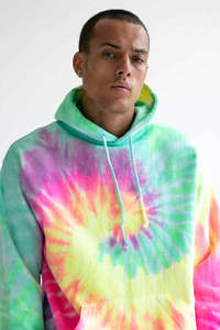 Hot Sale <b>Large</b> Size Tie Dye <b>hoodies</b> for Men Digital Printed Polyester Colorful Design for Winter Wholesale at Low Price - Product Image 6