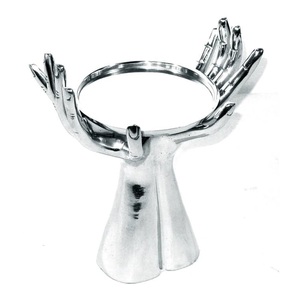 Portavelas votivo de Metal de lujo para decoración de comedor y exhibición de vida Diseño altamente calificado para bodas y velas románticas - Product Image 1