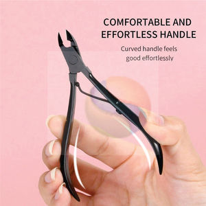 Pince à cuticules professionnelle en acier inoxydable, outil de manucure de précision, pince à cuticules de haute qualité en acier inoxydable - Product Image 2