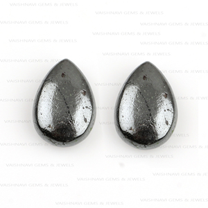 Calidad Premium 10x14mm forma de pera Briolette hematita natural cuarzo piedra preciosa suelta para la fabricación de joyas DIY - Product Image 2