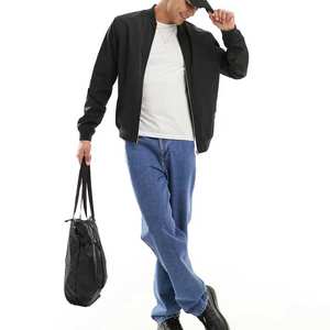 Vente en gros OEM ODM personnalisé hommes blouson aviateur Streetwear Varsity Baseball Flight Jacket léger à la mode veste d'extérieur décontractée - Product Image 4