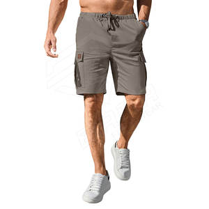 Pantalones cortos de pana para hombre, 100% algodón, ecológicos, impermeables, ropa de trabajo de moda, venta al por mayor - Product Image 3