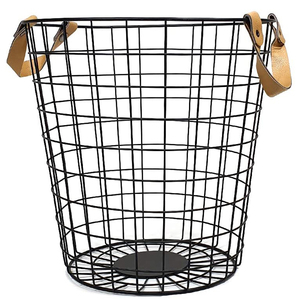 Home Kitchen & Multipurpose Uses Heavy-Duty <b>Metal</b> Handmade Decorative <b>Storage</b> <b>Basket</b> Gold Plated With Handles - Product Image 3