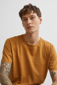 100% coton coupe ajustée nouveau t-shirt imprimé logo personnalisé - Product Image 6