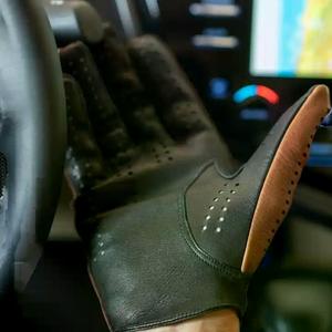 Gants de conduite en cuir de mouton souple haute performance mode élégante avec conception personnalisée - Product Image 3