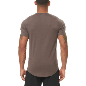 T-shirt à manches courtes en coton pour homme, streetwear d'été OEM, design personnalisé, coupe régulière, nouveauté - Product Image 5