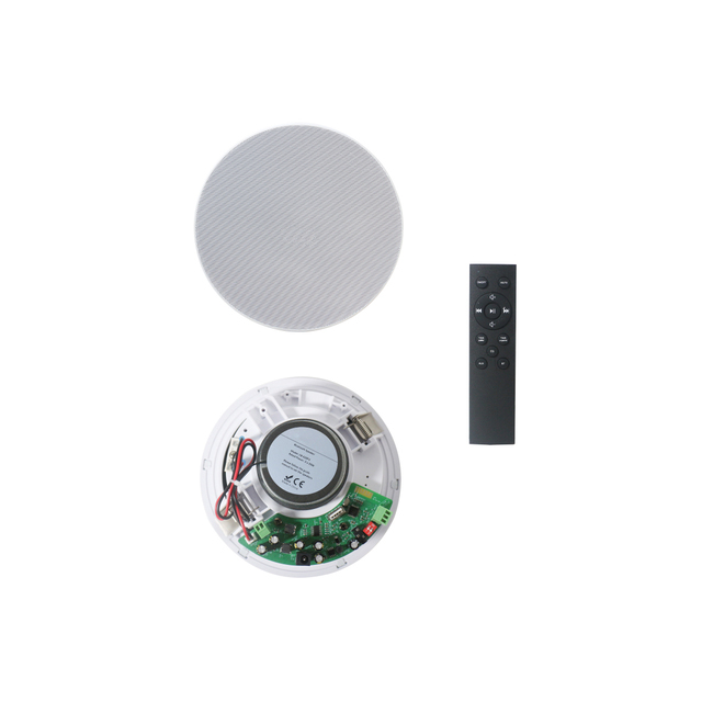 6.5 Inch Wireless Bluetooth Active Full Range Ceiling Speaker 2*20W Set 1 Master Speaker 1 Passive Speaker