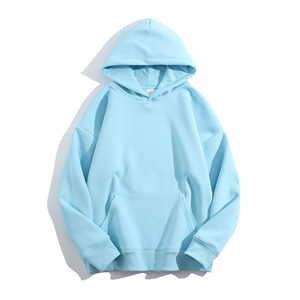 Sudadera con Capucha Extra Grande para Mujer, Color Sólido, Manga Larga, Tejido de Algodón y Felpa, Ropa de Otoño, Transpirable, Estilo Casual - Product Image 1