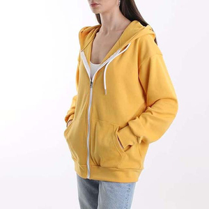 Collection Hiver 2026 – Sweatshirts Zippés en Polaire Uni à Manches Longues pour Femmes, Coupe Oversize, Décontractés, Grandes Tailles – Prix de Gros - Product Image 4
