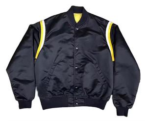 Chaqueta de invierno Varsity de diseño único para hombre con cuello levantado, precio de fábrica en todos los colores populares, logotipo frontal incluido - Product Image 4