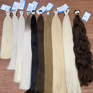 Personalizar Color cutícula alineados Virgen pelo ruso sedoso onda recta estilo teñido máquina doble trama extensiones de cabello a granel - Product Image 1