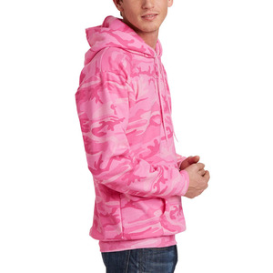 Sweat-shirt unisexe en molleton 100% coton rose, surdimensionné, avec logo frontal, teinture numérique unie, écologique, décontracté, pour homme - Product Image 4