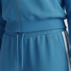 Conjunto Deportivo de Felpa Técnica de Lujo para Mujer, Personalizado, de Alta Calidad, Informal, con Capucha, Ecológico, Sudadera Holgada y Pantalones Deportivos Lisos - Product Image 5