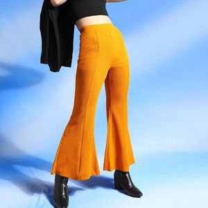 กางเกงขาบานสำหรับผู้หญิงกางเกงระบายอากาศทรงหลวมสำหรับฤดูหนาว - Product Image 1