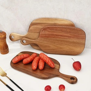 Planches à découper en bois robustes de dernière conception avec poignées planche en bois durable pour la découpe d'aliments fabriquée au Vietnam - Product Image 6