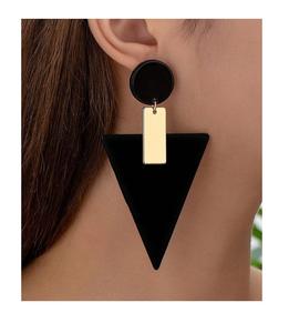 Pendientes de resina personalizados de chica elegante de alta calidad para joyería de mujer, pendientes de resina de sublimación de doble cara para mujer - Product Image 1