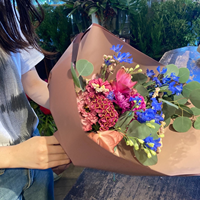 Célèbre papier d'emballage floral Top Search Designer pour la fête des mères Saint Valentin et Bouquet de remise des diplômes