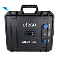Batería de Litio Li2Go Me24-120, 25.9V 120Ah 3108Wh 100A, Paquete de Iones de Litio de Alta Capacidad