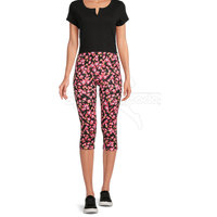 Leggings Cortos de Cintura Alta, Transpirables, Tejidos, Cómodos para Entrenamiento Físico, Precio al por Mayor