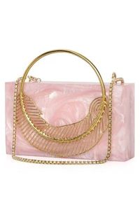 Bolso de Mano de Resina de Lujo de la Mejor Calidad, Nuevo Bolso de Mano de Resina Simple para Mujer, Bolso de Mano de Fiesta, Bolso de Mano de Noche para Chicas - Product Image 3