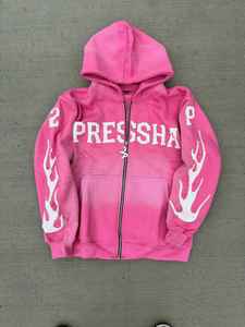 Sun faded Distressed Hommes Hoodies avec Applique Broderie Personnalisé 100% Coton 500gsm Surdimensionné French Terry Zip Hoodie - Product Image 6