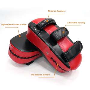 Protector de Foco Personalizado para MMA y Karate, de Cuero PU, Duradero, Transpirable, Ecológico, Suave y Cómodo, con Protección de Cuero Genuino - Product Image 2