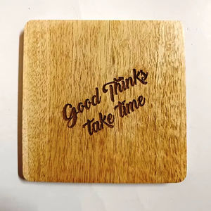 Bamboo Wood <b>Coaster</b> Bamboo <b>Coasters</b> With Holder Natural Square Round Bamboo <b>Coasters</b> Set <b>for</b> <b>Drinks</b> - Product Image 1