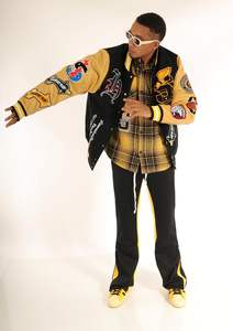 Ropa de calle para hombre, forro acolchado, chaqueta de moda pesada, parches bordados personalizados, chaqueta de béisbol Collage - Product Image 2