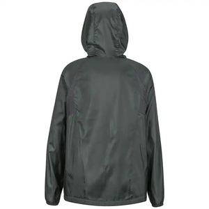 Veste coupe-vent zippée style High Street pour hommes, respirant, séchage rapide, polyester et toile de nylon, prix de gros - Product Image 3