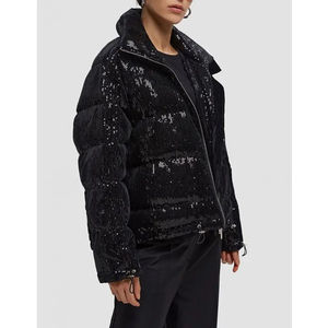 RAZERS IMPEX Customized Canvas Waterproof Windproof Breathable Quick Dry Winter Puffer Jacket for <b>Women</b> 100% Polyester Filling - Product Image 2