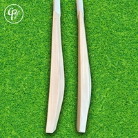 Batte de cricket artisanale CPak Sports de qualité supérieure en saule anglais pour le cricket à balle dure, emballage premium, beige, poignée confortable, PlainBat 13