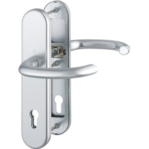 HOPPE Schutzgarnitur Marseille 1138/3331/3410 Manijas de Aluminio F1 para Puertas y Ventanas de 92 mm y 66-76 mm - Product Image 1