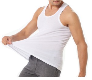Vente en gros 100% coton débardeurs de gym pour hommes décontracté Fitness musculation gilet respirant haute qualité débardeurs - Product Image 6