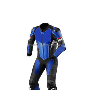 Prix de gros d'usine, logo personnalisé, combinaison en cuir véritable légère pour moto, combinaison de moto de qualité supérieure pour homme - Product Image 2