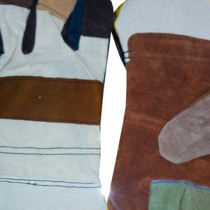 Gants de travail de sécurité industrielle en cuir de paume simple, durables, épaisseur 8 mil et 6 mil, pour les travailleurs - Product Image 5